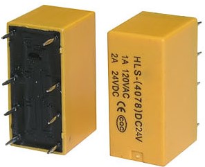 Реле 24VDC 2A 4078 8pin 2 группы переключения