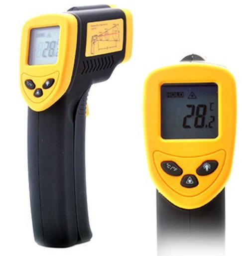 ИК термометр DT8380 бесконтактный, лазерный -50~380°C