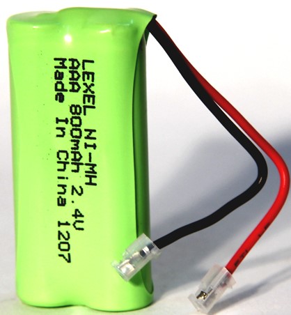 Аккумулятор для телефона  2*AAA 800 мАч 2,4V NiMH