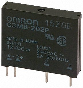 Реле твердотельное 5VDC 2A G3MB-202P 4pin OMRON