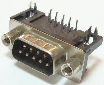 DRB-09MA штекер 9 pin (COM) в плату dip