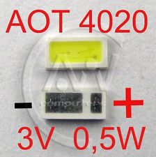 Светодиод 4020 3V 150mA 4020C-W3C4 Б-катод