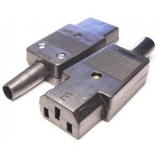 Гнездо питания компьютерное на шнур 3pin 10A 250V АРР-482 K2417