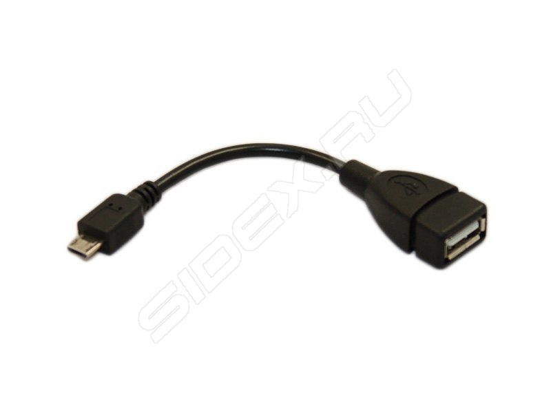 Шнур USB гн - micro USB 0,1м OTG-3