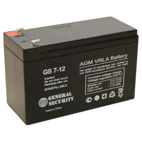 Аккумулятор 12V 7,2Ah GS 1272 AGM