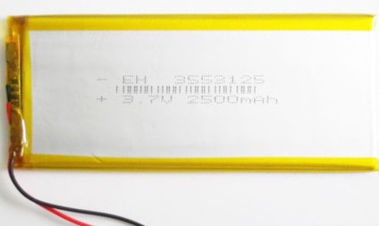 Аккумулятор 3.7V 2500mAh T 2865113P 2,8*65*113