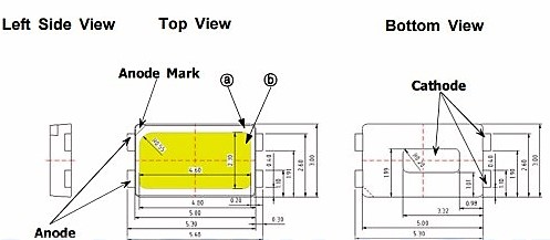 Светодиод 5630 3V 180mA SPBWH1532S1ZVC1BIB